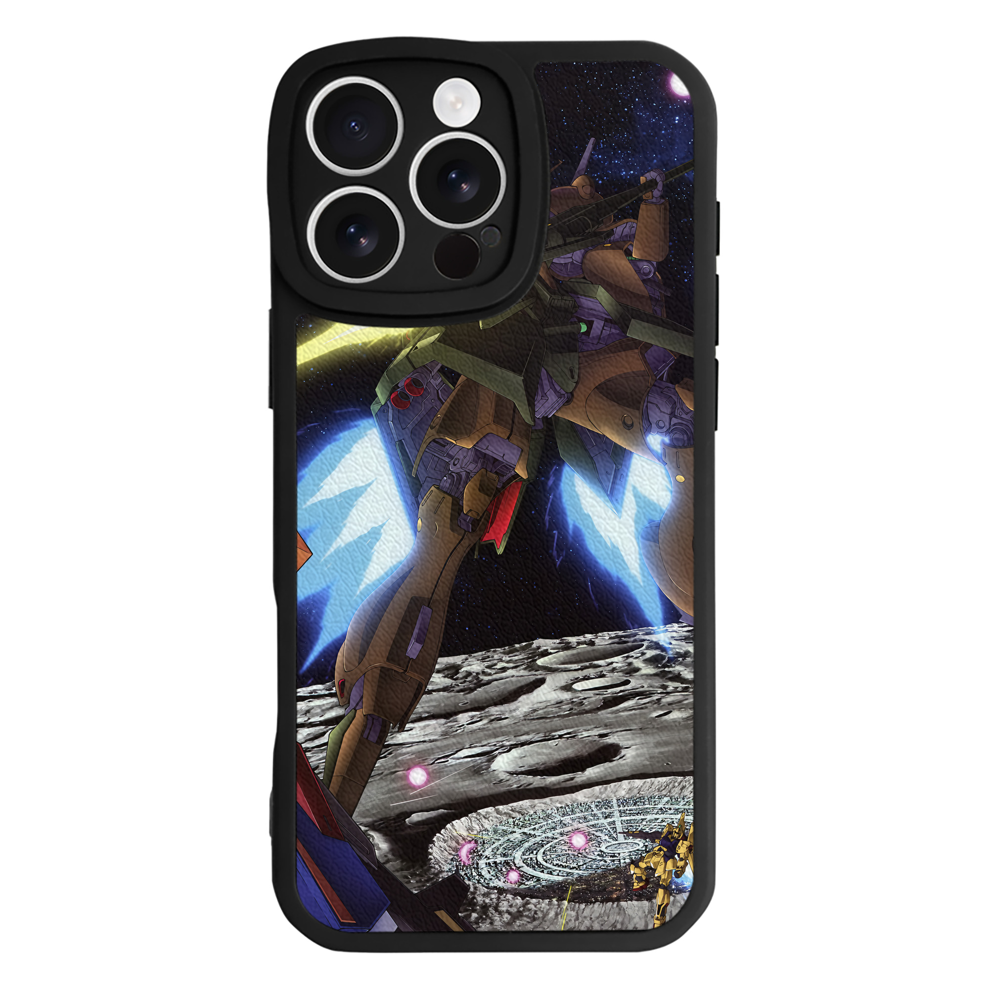 （画像用） 機動戦士ガンダム Mobile Suit Gundam 【iPhone 16シリーズ対応】シリコンスマホケース（レザー調） 材質：シリコン